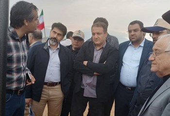 بازدید مدیر عامل شرکت توسعه منابع آب و نیروی ایران از عملیات اجرایی سد مخملکوه