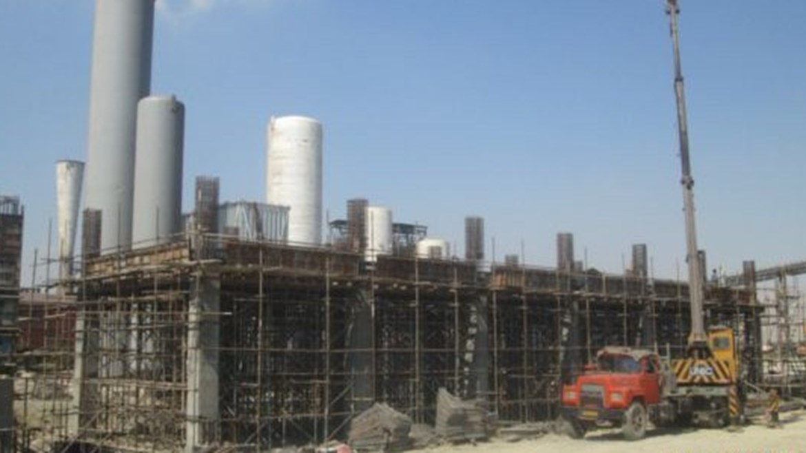 اجرای عملیات سیویل و ابنیه کارخانه فولاد کاوه جنوب (S.K.S)