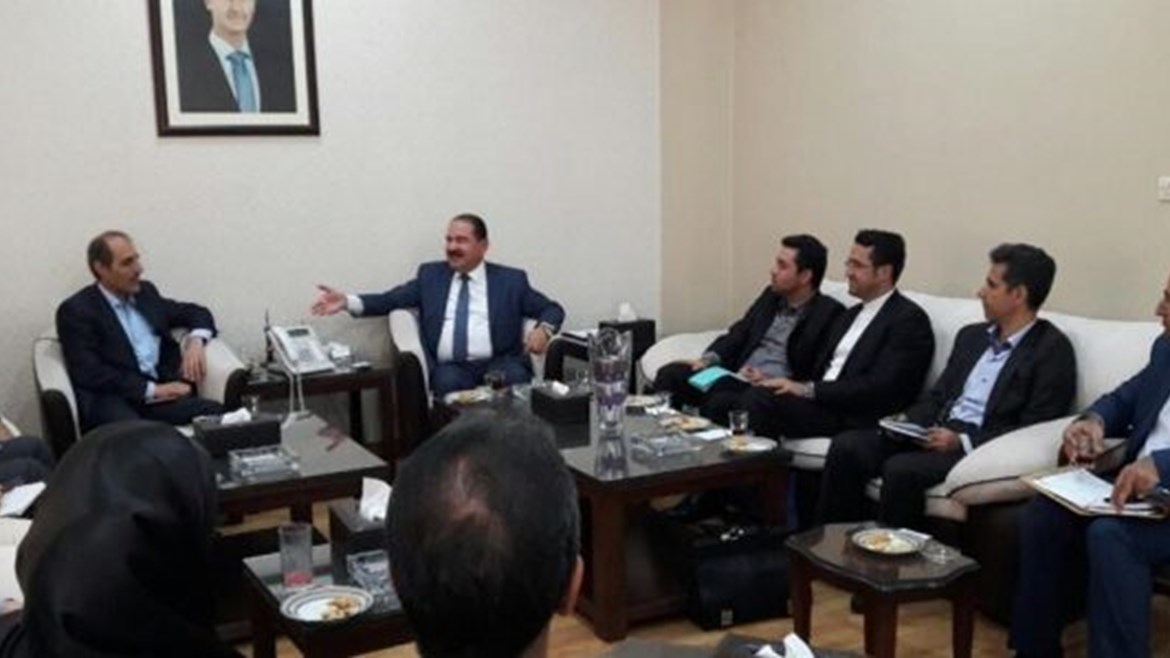 حضور در شصتمین نمایشگاه بین المللی اقتصادی و بازرگانی جمهوری عربی سوریه در دمشق