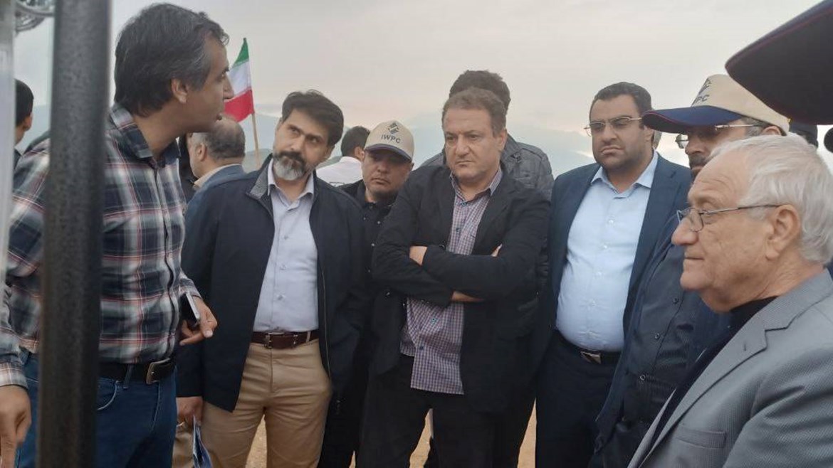بازدید مدیر عامل شرکت توسعه منابع آب و نیروی ایران از عملیات اجرایی سد مخملکوه
