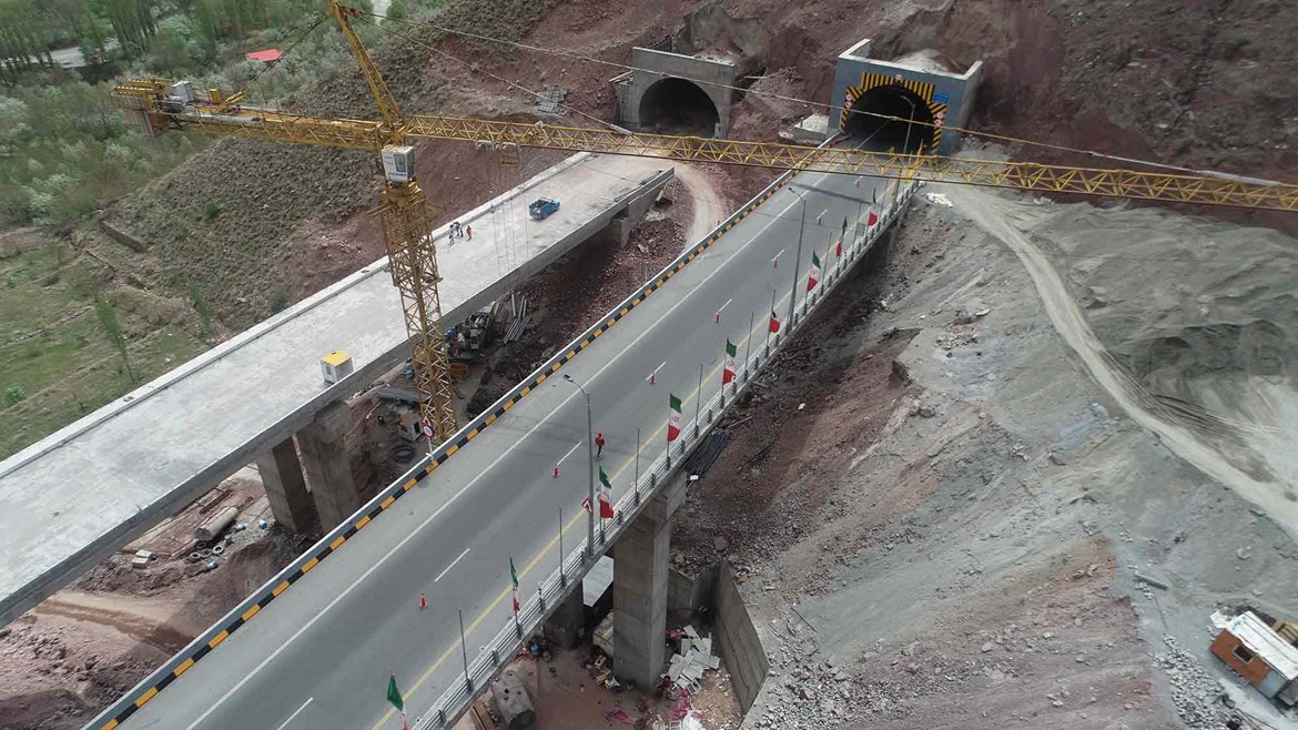 گزارش تصویری از پروژه B2 آزاد راه تهران شمال