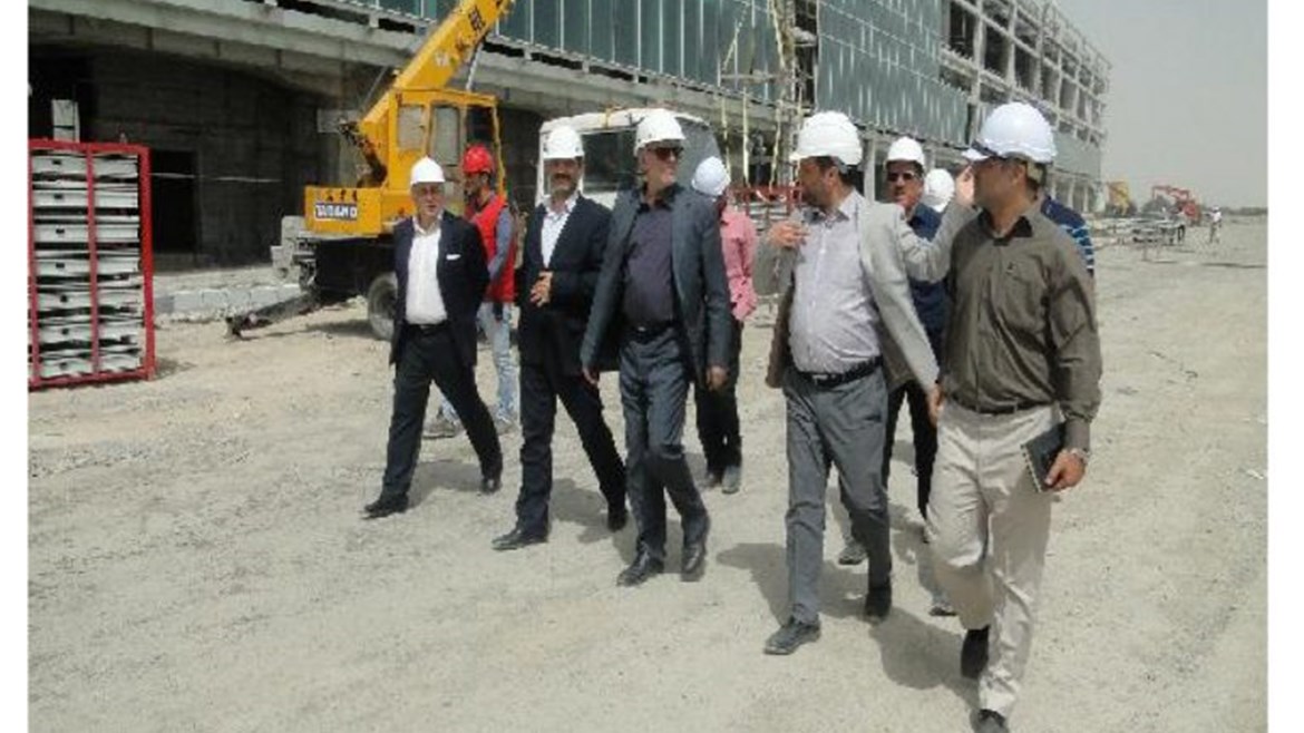 بازدید معاونت توسعه ساختمان بنیاد آقای مهندس خواجه دلوئی از ترمینال سلام