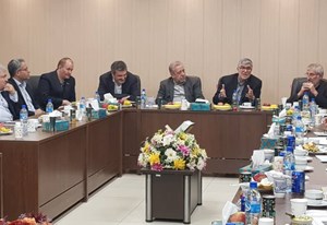 بازدید ریاست محترم بنیاد و هیئت همراه ومدیران عامل و اعضا موظف هیئت مدیره شرکتهای زیر مجموعه هلدینگ پایا سامان از پروژه ترمینال سلام