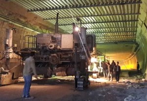 روسازی بتنی تونل البرز بزرگترین تونل خاورمیانه به اتمام رسید