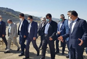 گزارش بازدید استاندار اردبیل از کارگاه سد عمارت در تاریخ 1400/2/22