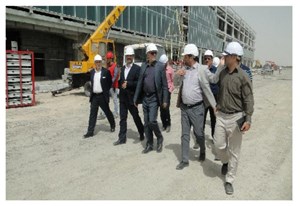 بازدید معاونت توسعه ساختمان بنیاد آقای مهندس خواجه دلوئی از ترمینال سلام